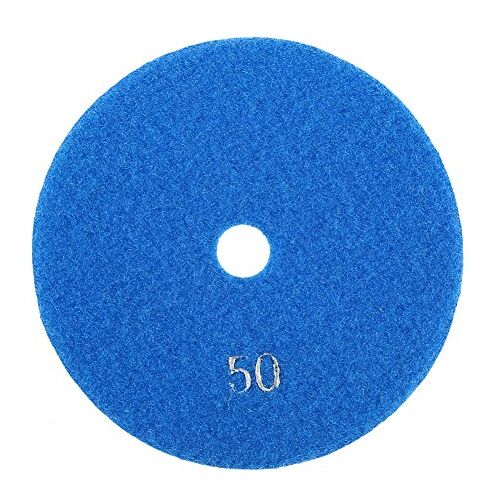 Walfront 5 inch / 125 mm natte diamant slijpschijven polijstpad steen slijpschijf polijstpad schijf grit voor graniet marmer beton steen polijsten polijstset (50)