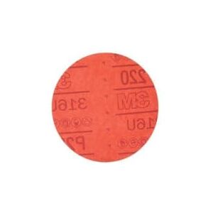 3M Hookit Red Abrasive Disc, 01297, 5", P220, 50 schijven per karton 3M Hookit Red Abrasive Disc, 01297, 5", P220, 50 schijven per karton