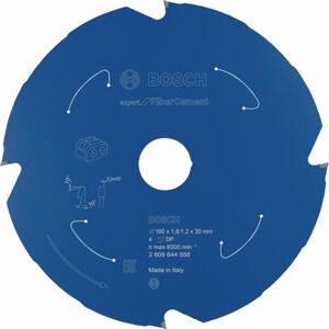 Bosch Professional Cirkelzaagblad Expert for Fiber Cement (vezelcement, 190 x 30 x 1,8 mm, 4 tanden, accessoire accu-cirkelzaag) Bosch Professional Cirkelzaagblad Expert for Fiber Cement (vezelcement, 190 x 30 x 1,8 mm, 4 tanden, accessoire accu-cirkelzaag)