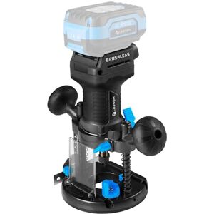 Högert TECHNIK OneAccuSystem Verticale freesmachine met accu, borstelloos, 18 V, 3-in-1 randfrees, rechte polijstmachine, tuffrees, 8000-26000 tpm, 55 mm, freesdiepte 6 mm led-tang Högert TECHNIK OneAccuSystem Verticale freesmachine met accu, borstelloos, 18 V, 3-in-1 randfrees, rechte polijstmachine, tuffrees, 8000-26000 tpm, 55 mm, freesdiepte 6 mm led-tang