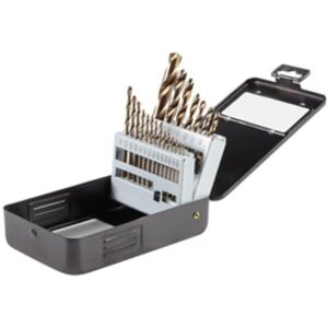 Bosch GO21 21-delige set goudoxideboren met meegeleverde behuizing, standaard schachtdiameters voor algemene toepassingen in hout, kunststof, lichtmetalen Bosch GO21 21-delige set goudoxideboren met meegeleverde behuizing, standaard schachtdiameters voor algemene toepassingen in hout, kunststof, lichtmetalen