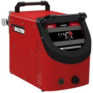Solter Solcut 6000 K PFC, inverter-uitrusting met PFC voor plasmasnijden met geïntegreerde bicilindrische perslucht, inclusief fakkel, compressor, kabel en deegklem Solter Solcut 6000 K PFC, inverter-uitrusting met PFC voor plasmasnijden met geïntegreerde bicilindrische perslucht, inclusief fakkel, compressor, kabel en deegklem