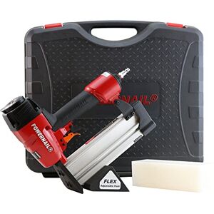 Powernail 50F Pneumatische 18 Gauge Trigger Pull L-Cleat Flooring Nailer (installeert 3/8" tot 3/4" hardhout & Engineered) Powernail 50F Pneumatische 18 Gauge Trigger Pull L-Cleat Flooring Nailer (installeert 3/8" tot 3/4" hardhout & Engineered)