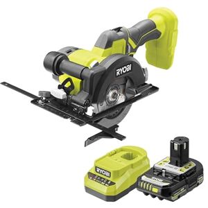 RYOBI 18V ONE+ cirkelzaag R18CS115-1C20GP, incl. accu en oplader RYOBI 18V ONE+ cirkelzaag R18CS115-1C20GP, incl. accu en oplader