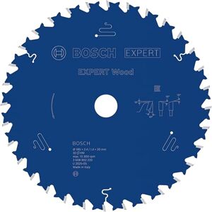 Bosch 1x EXPERT Wood corded cirkelzaagblad voor handcirkelzaag (voor Zachthout, Hardhout, Ø mm, Professional Accessoires Handcirkelzagen met snoer) Bosch 1x EXPERT Wood corded cirkelzaagblad voor handcirkelzaag (voor Zachthout, Hardhout, Ø mm, Professional Accessoires Handcirkelzagen met snoer)