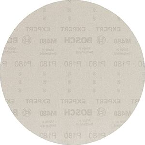 Bosch 25x EXPERT M480 schuurnet (voor Gipsplaat, Hardhout, Ø 225 mm, Korrel 180, Professional Accessoires Gipsplaatschuurmachine)