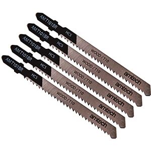 Amtech Am-Tech M1603 5 stuks REVERSE SET HOUT JIGSAW BLADE SET (AMT101BR) Amtech Am-Tech M1603 5 stuks REVERSE SET HOUT JIGSAW BLADE SET (AMT101BR)