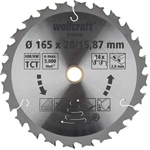 wolfcraft Cirkelzaagblad voor accu-handcirkelzagen, serie lila I 6344000 I Snelle, middelgrove sneden wolfcraft Cirkelzaagblad voor accu-handcirkelzagen, serie lila I 6344000 I Snelle, middelgrove sneden