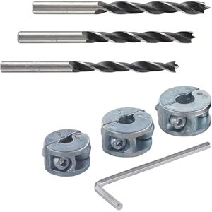 Wolfcraft Model 8639000 - Set voor beperkte diepteboring in zacht hout Wolfcraft Model 8639000 - Set voor beperkte diepteboring in zacht hout