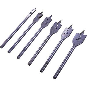 Amtech F1400 platte houten bitset, 6-delig Amtech F1400 platte houten bitset, 6-delig