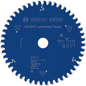 Bosch 1x EXPERT Laminated Panel corded cirkelzaagblad voor handcirkelzaag (voor Met kunststof gecoate platen, Ø mm, Professional Accessoires Handcirkelzagen met snoer) Bosch 1x EXPERT Laminated Panel corded cirkelzaagblad voor handcirkelzaag (voor Met kunststof gecoate platen, Ø mm, Professional Accessoires Handcirkelzagen met snoer)