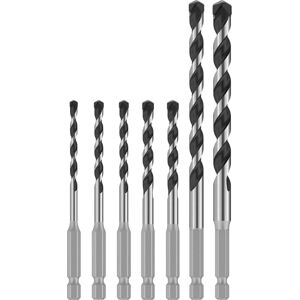 Bosch 7x PRO HEX-5 boorset (voor Harde steen, Beton, Ø 4,0, 5,0, 5,0, 6,0, 6,0, 8,0, 10,0 mm, Professional Accessoires Klopboormachine) Bosch 7x PRO HEX-5 boorset (voor Harde steen, Beton, Ø 4,0, 5,0, 5,0, 6,0, 6,0, 8,0, 10,0 mm, Professional Accessoires Klopboormachine)