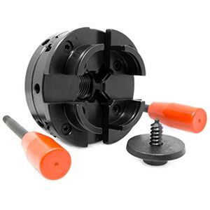 WEN LA4444 4-inch 4-Jaw zelfcentrerende Chuck Set met 1-Inch x 8TPI schroefdraad WEN LA4444 4-inch 4-Jaw zelfcentrerende Chuck Set met 1-Inch x 8TPI schroefdraad