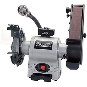 Draper 05096 tafelslijpmachine met schuurband en werklamp, 230 W, 370 V Draper 05096 tafelslijpmachine met schuurband en werklamp, 230 W, 370 V