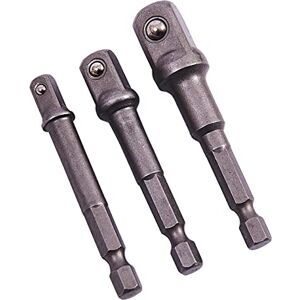 Amtech I5700 Socket Driver Set, Hex Extension Adapter, 3-delig 1/4", 3/8" en 1/2", voor Impact Driver Amtech I5700 Socket Driver Set, Hex Extension Adapter, 3-delig 1/4", 3/8" en 1/2", voor Impact Driver