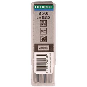 Hitachi Tools boorset HSS-G DIN338 5,1x86mm (10u) Hitachi Tools boorset HSS-G DIN338 5,1x86mm (10u)