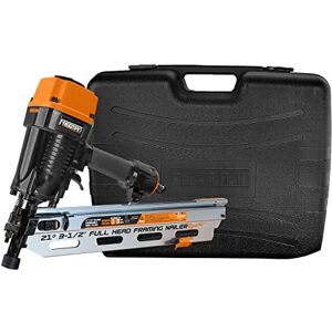 Freeman PFR2190 Pneumatische 21 Graad 3-1/2" Framing Nailer met Geval Freeman PFR2190 Pneumatische 21 Graad 3-1/2" Framing Nailer met Geval