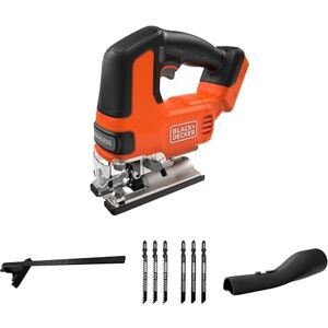 Black & Decker BLCJS78NZ-XJ Borstelloze accu-decoupeerzaag, 18 VSolog, alleen gereedschap, met 6 zaagbladen, acculicht inbegrepen Black & Decker BLCJS78NZ-XJ Borstelloze accu-decoupeerzaag, 18 VSolog, alleen gereedschap, met 6 zaagbladen, acculicht inbegrepen