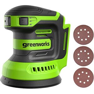 Greenworks 24V excentrische schuurmachine, 5 inch willekeurige schuurmachine, variabele snelheid, alleen gereedschap Greenworks 24V excentrische schuurmachine, 5 inch willekeurige schuurmachine, variabele snelheid, alleen gereedschap