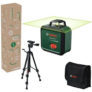 Bosch bouwlaser PLL 360-1G (360° groene laser, zelfnivellerend, nauwkeurigheid ± 0,4 mm/m, geïntegreerde oplaadbare Li-Ion-accu, USB-C®-oplaadfunctie, in E-commerce kartonnen doos) Bosch bouwlaser PLL 360-1G (360° groene laser, zelfnivellerend, nauwkeurigheid ± 0,4 mm/m, geïntegreerde oplaadbare Li-Ion-accu, USB-C®-oplaadfunctie, in E-commerce kartonnen doos)