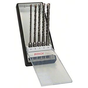 Bosch 2607019929 SDS Plus-5 Mets muurboorset, 5 stuks, 5,5mm/10mm Bosch 2607019929 SDS Plus-5 Mets muurboorset, 5 stuks, 5,5mm/10mm