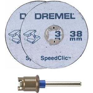 Dremel SC406 Starterset 2-pack EZ SpeedClic 38mm Snijschijven voor Snijden in Metaal en EZ SpeedClic Opspandoorn Dremel SC406 Starterset 2-pack EZ SpeedClic 38mm Snijschijven voor Snijden in Metaal en EZ SpeedClic Opspandoorn
