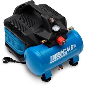 ABAC EASE-AIR 6 Draagbare luchtcompressor, stil, olievrije luchtcompressor, maximale druk 8 bar, vermogen 0,75 pk, tank 6 liter, geluidsniveau 49 dB ABAC EASE-AIR 6 Draagbare luchtcompressor, stil, olievrije luchtcompressor, maximale druk 8 bar, vermogen 0,75 pk, tank 6 liter, geluidsniveau 49 dB