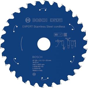 Bosch 1x EXPERT Stainless Steel cordless-Cirkelzaagblad voor hand-multitool (voor Roestvrij staal, Ø mm, Professional Accessoires Snoerloze handdroogzaagmachine) Bosch 1x EXPERT Stainless Steel cordless-Cirkelzaagblad voor hand-multitool (voor Roestvrij staal, Ø mm, Professional Accessoires Snoerloze handdroogzaagmachine)