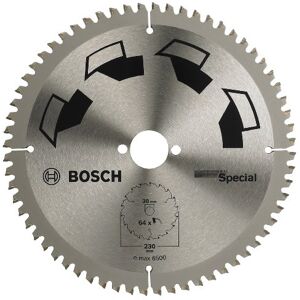 Bosch 1x Cirkelzaagblad Special (zaagblad voor Hout, Non-Ferrometalen, Kunststoffen, Ø 230 x 2.5/1.8 x 30 mm, 64 Tanden, FT, Accessoires Cirkelzagen) Bosch 1x Cirkelzaagblad Special (zaagblad voor Hout, Non-Ferrometalen, Kunststoffen, Ø 230 x 2.5/1.8 x 30 mm, 64 Tanden, FT, Accessoires Cirkelzagen)