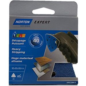 Symantec Driehoekig slijpen blad geperforeerd 6 gaten zelfklevende professionele diameter 95 korrel 40 hoeveelheid 5 Symantec Driehoekig slijpen blad geperforeerd 6 gaten zelfklevende professionele diameter 95 korrel 40 hoeveelheid 5