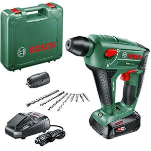Bosch Home And Garden Uneo Maxx Accuboorhamer (1 Accu, 18V-Systeem, In Draagkoffer, Zwart/Groen) Bosch Home And Garden Uneo Maxx Accuboorhamer (1 Accu, 18V-Systeem, In Draagkoffer, Zwart/Groen)