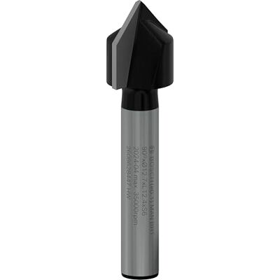 Bosch 1x PRO V-groeffrees (voor Zachthout, Hardhout, Ø 12,7 mm, Professional Accessoires Handbovenfrees, Kantenfrees) Bosch 1x PRO V-groeffrees (voor Zachthout, Hardhout, Ø 12,7 mm, Professional Accessoires Handbovenfrees, Kantenfrees)