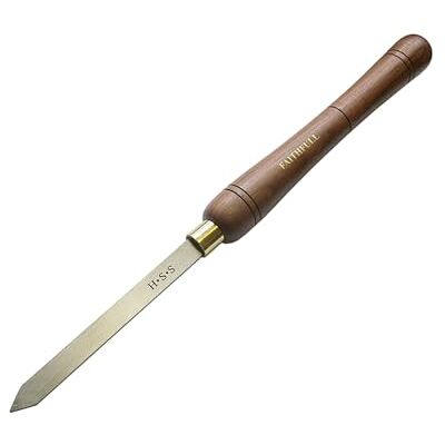 Faithfull HSS-draaibeitel 15 mm (5/8 inch) – Afsteekbeitel HSS-blad, FSC®-notenhouten handvat, ergonomisch gevormd handvat, messing ring voor afsteekwerkzaamheden Faithfull HSS-draaibeitel 15 mm (5/8 inch) – Afsteekbeitel HSS-blad, FSC®-notenhouten handvat, ergonomisch gevormd handvat, messing ring voor afsteekwerkzaamheden