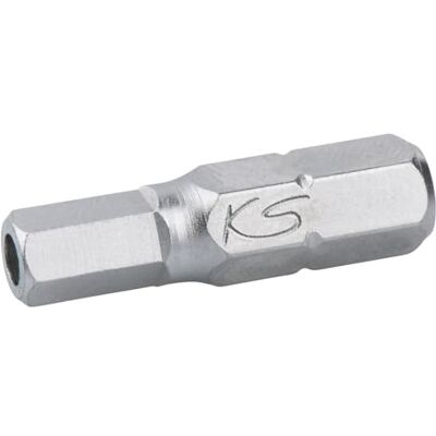 KS TOOLS 911.2958 1/4" Bit binnenzeskant met boring, 5/32", 25mm Schroefbit 1/4 inch zeskant geboord, 25 mm, 5/32 inch, chroom vanadium KS TOOLS 911.2958 1/4" Bit binnenzeskant met boring, 5/32", 25mm Schroefbit 1/4 inch zeskant geboord, 25 mm, 5/32 inch, chroom vanadium