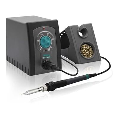 Quick 969A+ analoog industrieel handsoldeerstation, 70 W, werktemperatuur 200-450 graden Celsius, kalibreerbaar, set met legstandaard en 0,5 mm soldeerpunt voor loodvrij en loodvrij solderen Quick 969A+ analoog industrieel handsoldeerstation, 70 W, werktemperatuur 200-450 graden Celsius, kalibreerbaar, set met legstandaard en 0,5 mm soldeerpunt voor loodvrij en loodvrij solderen
