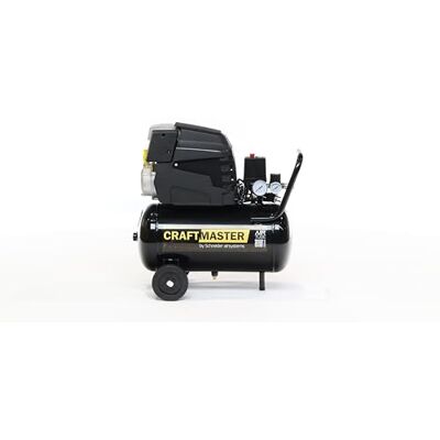 SCHNEIDER AIRSYSTEMS SCHNEIDER CRAFTMASTER, mobiele compressor, tank van 24 liter, maximale druk: 8 bar, vermogen: 1,5 pk, geluidsniveau: 95 dB LwA SCHNEIDER AIRSYSTEMS SCHNEIDER CRAFTMASTER, mobiele compressor, tank van 24 liter, maximale druk: 8 bar, vermogen: 1,5 pk, geluidsniveau: 95 dB LwA