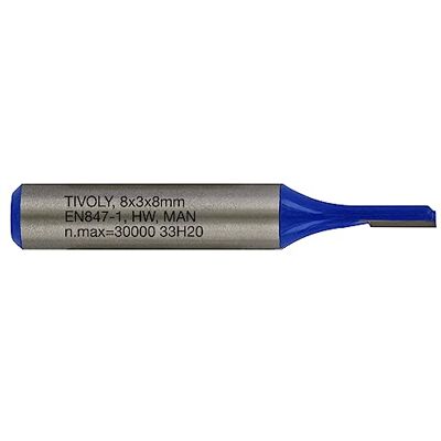 TIVOLY Carbide Frees - Ø3mm, Ø8mm Steel - Houtbewerking TIVOLY Carbide Frees - Ø3mm, Ø8mm Steel - Houtbewerking