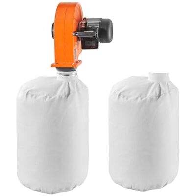 VEVOR 1 HP 560 CFM wandstofverzamelaar, houtbewerking stofverzamelaar met 2,5 micron opvangzak, stofverzamelsysteem voor houtbewerking/werkplaats VEVOR 1 HP 560 CFM wandstofverzamelaar, houtbewerking stofverzamelaar met 2,5 micron opvangzak, stofverzamelsysteem voor houtbewerking/werkplaats