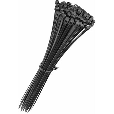 Kippen 9015EK 50 stuks zwarte kabelbinders voor kabelboom 300 x 4,8 mm Kippen 9015EK 50 stuks zwarte kabelbinders voor kabelboom 300 x 4,8 mm