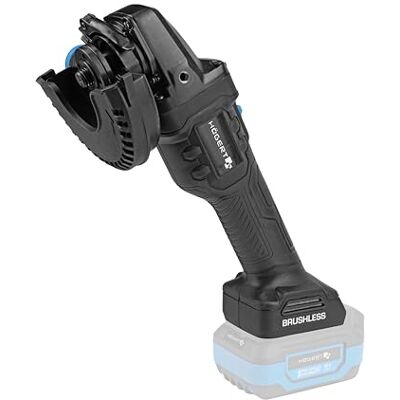 Högert TECHNIK Accu-haakse slijper, 125 mm, 18 V borstelloze motor, 8000 omw/min, beschermende voorzieningen zonder gereedschap, tweetrapsschakelaar, zonder accu, metalen aandrijving Högert TECHNIK Accu-haakse slijper, 125 mm, 18 V borstelloze motor, 8000 omw/min, beschermende voorzieningen zonder gereedschap, tweetrapsschakelaar, zonder accu, metalen aandrijving