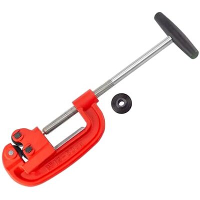 Kippen Handmatige pijpsnijder voor PVC, kunststof, koper, staal, aluminium buizen en soortgelijke materialen, max. capaciteit 2 inch (12-50 mm) Kippen Handmatige pijpsnijder voor PVC, kunststof, koper, staal, aluminium buizen en soortgelijke materialen, max. capaciteit 2 inch (12-50 mm)