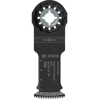 Bosch 1x PRO Multi Material AIZ 32 BSPIB multitoolzaagblad (voor Hardhout, Met kunststof gecoate platen, Breedte 32 mm, Professional Accessoires Multitool) Bosch 1x PRO Multi Material AIZ 32 BSPIB multitoolzaagblad (voor Hardhout, Met kunststof gecoate platen, Breedte 32 mm, Professional Accessoires Multitool)