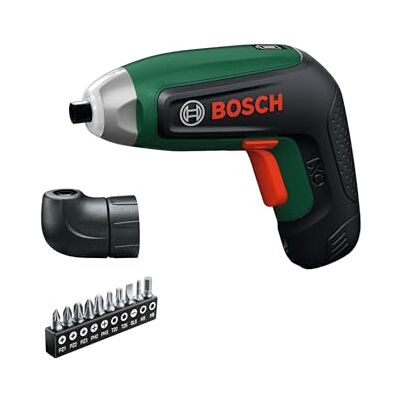 Bosch IXO 8 accuschroevendraaier (incl. hoekadapter, 10-delige bitset en accu, in kartonnen doos) Bosch IXO 8 accuschroevendraaier (incl. hoekadapter, 10-delige bitset en accu, in kartonnen doos)