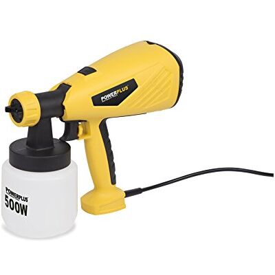 POWER plus POWX354 verfspuitpistool verfspuitsysteem, 500 W, 240 V POWER plus POWX354 verfspuitpistool verfspuitsysteem, 500 W, 240 V
