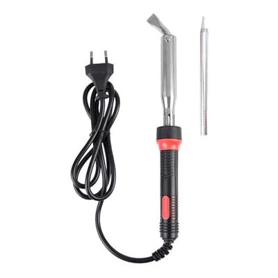 Avilia Soldeerbout met soldeertin, 30 W, 220 V, met 2 punten en instelbare temperatuur, soldeerset voor elektronica en doe-het-zelvers Avilia Soldeerbout met soldeertin, 30 W, 220 V, met 2 punten en instelbare temperatuur, soldeerset voor elektronica en doe-het-zelvers