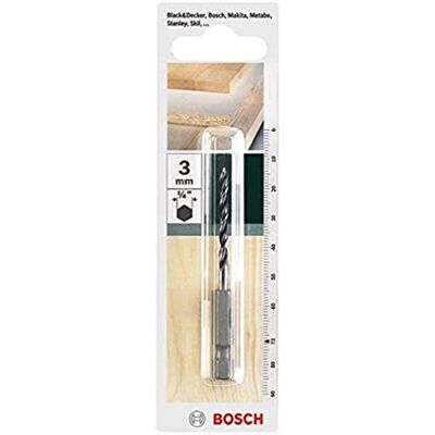 Bosch - 2609255147-3 - 3 mm - hexagonale pen 1/4 in - drill bit Bosch - 2609255147-3 - 3 mm - hexagonale pen 1/4 in - drill bit
