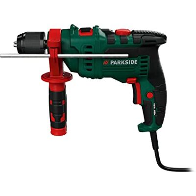 Parkside 750w PSBM 750 B3 klopboormachine, ideaal voor het boren in beton, steen, metaal of hout. Inclusief metalen diepteaanslag Geleverd met een UK-stekker Parkside 750w PSBM 750 B3 klopboormachine, ideaal voor het boren in beton, steen, metaal of hout. Inclusief metalen diepteaanslag Geleverd met een UK-stekker