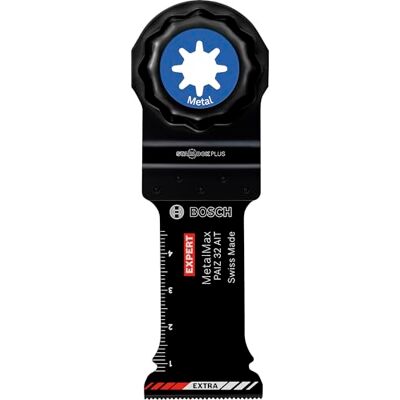 Bosch 1x EXPERT PAIZ 32 AIT MetalMax invalzaagblad (voor Staal, Roestvrij staal, Breedte mm, Professional Accessoires Multitool) Bosch 1x EXPERT PAIZ 32 AIT MetalMax invalzaagblad (voor Staal, Roestvrij staal, Breedte mm, Professional Accessoires Multitool)
