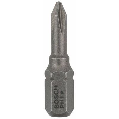 Bosch 2607001506 Bits 3ST PH Kruisjes. Bit Gr.0 x H 25 mm PH0 25 mm, 25 Stück Bosch 2607001506 Bits 3ST PH Kruisjes. Bit Gr.0 x H 25 mm PH0 25 mm, 25 Stück