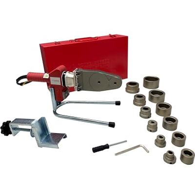 Rothenberger Industrieel 12-delig mofflasapparaat incl. (20 mm, 25 mm, 32 mm, 40 mm, 50 mm, 83 mm) in koffer lasapparaat voor buizen, en fittingen tot 279°c 36062 Rothenberger Industrieel 12-delig mofflasapparaat incl. (20 mm, 25 mm, 32 mm, 40 mm, 50 mm, 83 mm) in koffer lasapparaat voor buizen, en fittingen tot 279°c 36062
